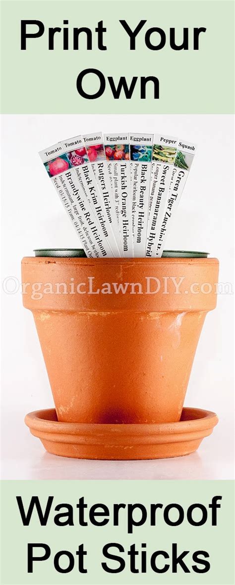 Plant Label Printer To Print Directly To Plant Labels - Pensandpieces