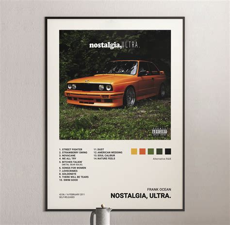 Frank Ocean - Nostalgia, Ultra Album Cover Poster | Frank ocean ...