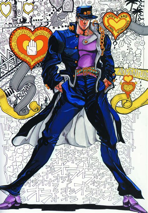 Download JoJo's Bizarre Adventure: Jotaro (2304x3310) - Minitokyo | Jojos bizarre adventure ...