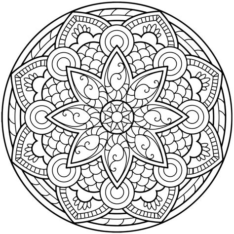 Mandala Coloring Pages | Mandala coloring books, Mandala coloring, Abstract coloring pages