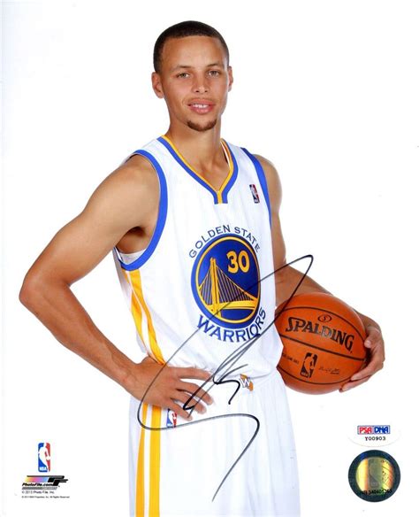 √ Stephen Curry Autograph Signing