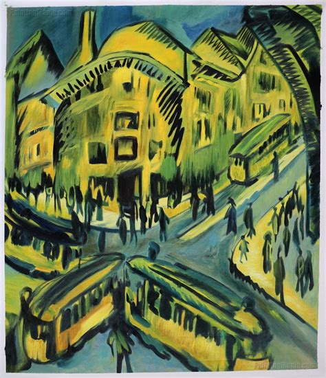 Nollendorfplatz Ernst Ludwig Kirchner Hand-painted Oil - Etsy | Idee farbe, Malerei kunst, Kunst