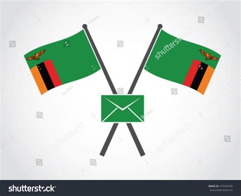 Zambia Emblem Formal Mail Stock Vector 473202295 : Shutterstock