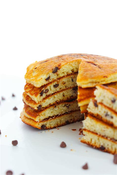 Chocolate Chip Cake Mix Pancakes - It Is a Keeper