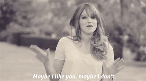 Maybe I like you, maybe I don't - Reaction GIFs