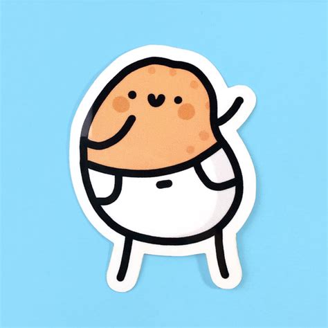 Dancing Baby Potato Sticker – KiraKiraDoodles