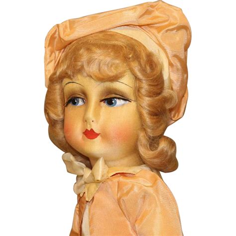 Antique Dolls, Vintage Dolls, Boudoir, Seductive Pose, Shades Of Peach, Half Dolls, Powder Puff ...