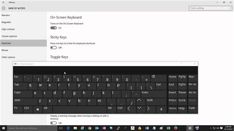 How to Enable the On-Screen Keyboard in Windows 10 - YouTube