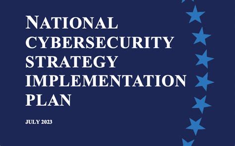 White House’s National Cybersecurity Strategy Implementation Plan ...