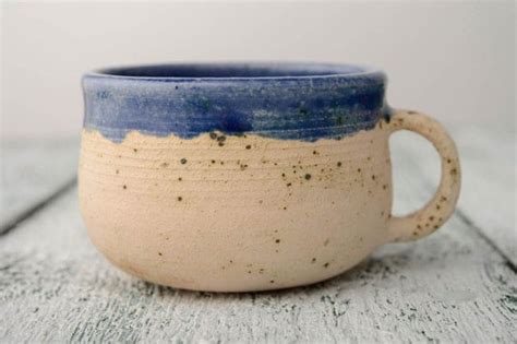 Clay tea cup by FairyPottery on Etsy