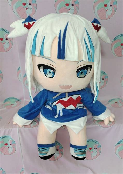 Gawr Gura Chibi Plush 28 Inches Fanmade - Etsy Australia