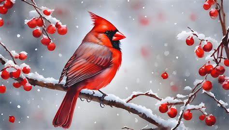 Red Cardinal Bird Christmas Free Stock Photo - Public Domain Pictures