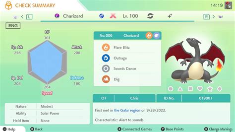 Shiny charizard from raid : r/PokemonSwordShield