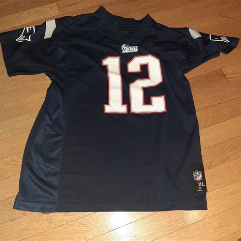 NFL official Tom Brady Jersey Youth XL #jersey... - Depop