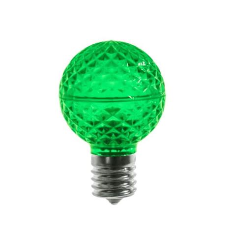 G40 C9 LED Green Retro Fit Bulb 25 Pack - Creative Displays