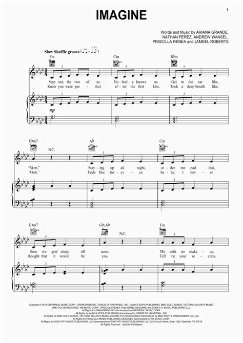 Imagine Piano Sheet Music | OnlinePianist