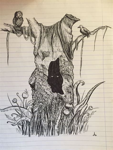 Horror Tree | Drawings, Horror, Moose art