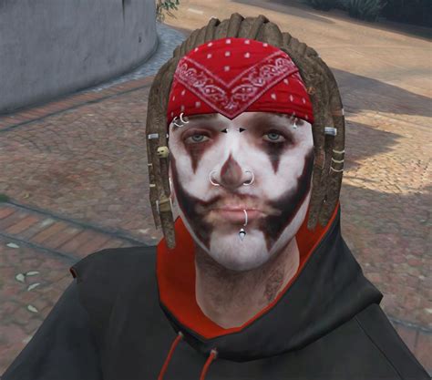 Juggalo face paint Wade - GTA5-Mods.com