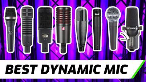 Best Dynamic Microphones 2023 (For Every Budget)