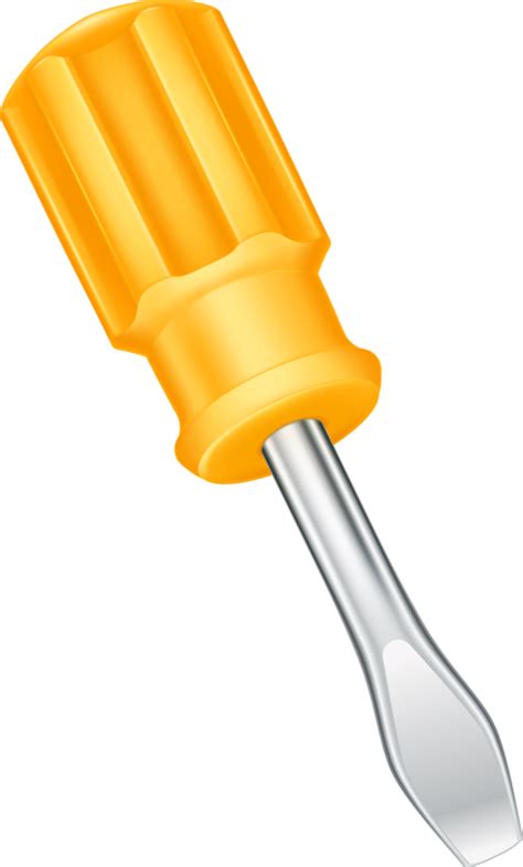 Screwdriver Hand tool - Yellow screwdriver png download - 482*800 - Free Transparent Screwdriver ...