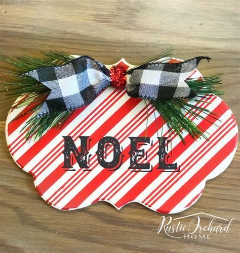 Dollar General Christmas Craft - Rustic Orchard Home