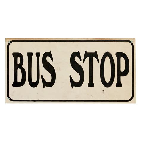 BUS STOP SIGN | Air Designs