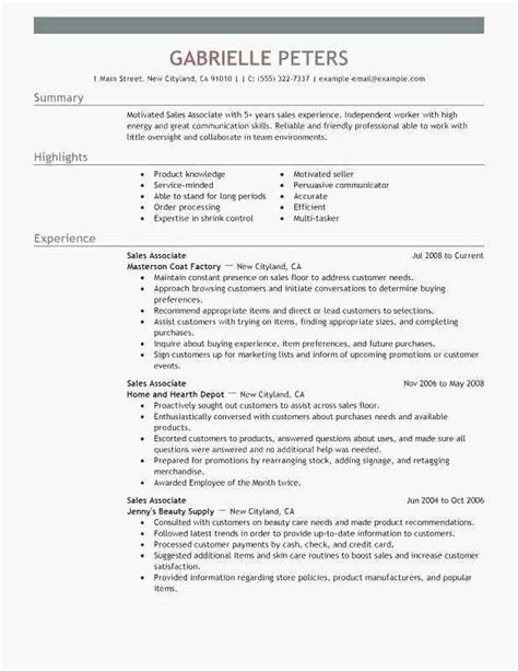 Professional Highlights Resume Examples - resumegi