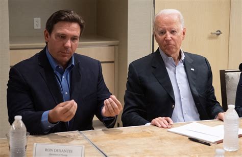 Joe Biden and Ron DeSantis were praised for putting unity over politics ...