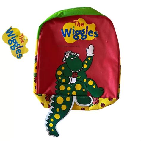 THE WIGGLES BACKPACK Bag Vintage ABC Original Wiggles Dorothy the dinosaur 1997 $39.95 - PicClick AU