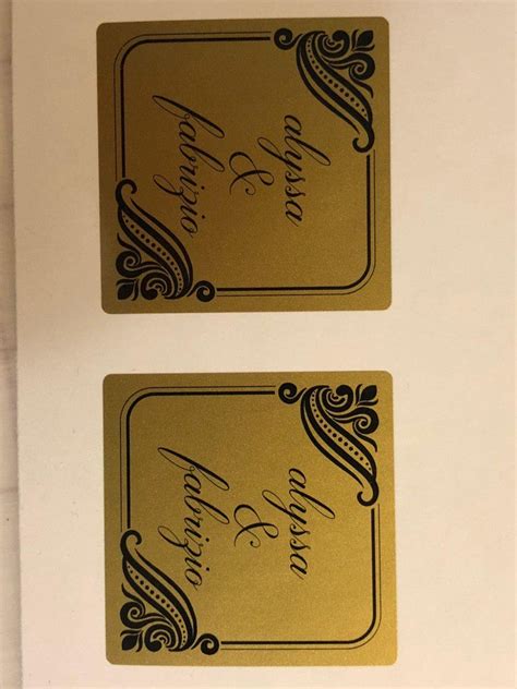 100 Custom Gold Foil Labels Custom Real Foil Label Gold Foil - Etsy