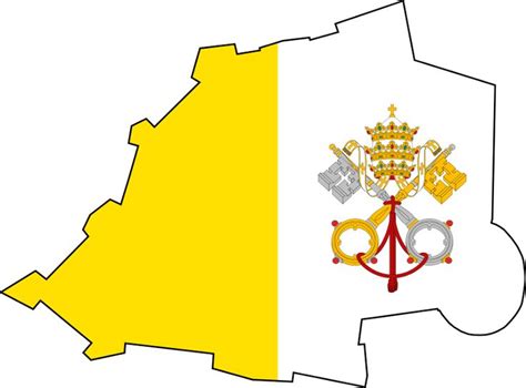 File:Flag map of Vatican City.svg - Wikimedia Commons | Vatican city flag, Vatican, Flag