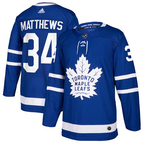 Men's Toronto Maple Leafs Auston Matthews adidas Blue Authentic Player ...