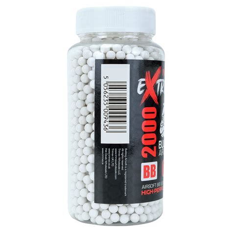 Extreme Bulldog 0.20g White 2000 Airsoft BB Pellets | BBGunsExpress