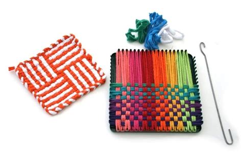 Loom Potholder Tutorial - v e r y p i n k . c o m - knitting patterns ...