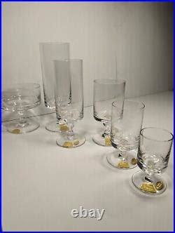 Vintage 60’s Imported Rosenthal Hand Cut Lead Crystal Glassware Collection Rare | Crystal ...