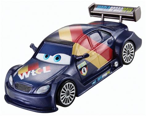 Mattel Bhn62 voiture cars 2 Max Schnell véhicule World Grand Prix