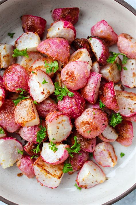 Juicy, Nutritious Oven-Roasted Radishes Recipe | Walder Wellness (RD) | Recipe | Roasted ...