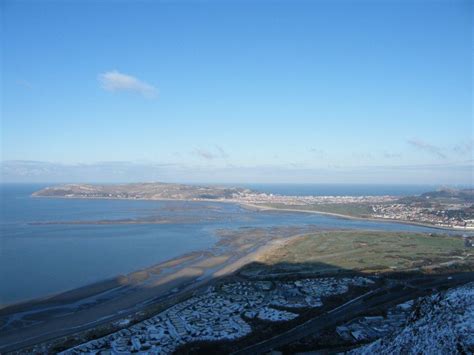 View across the bay to the Great Orme and Llandudno from Conwy mountain | Ty Glas Conwy