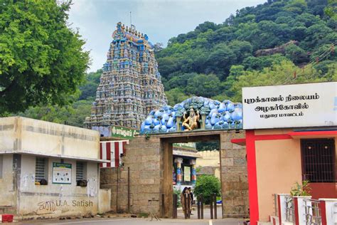 Kallazhagar Kovil at the foothills of Alagar forests - U.A. Satish