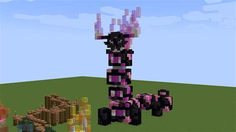 I built the Vengeful Heart of Ender from Minecraft Dungeons! : r ...