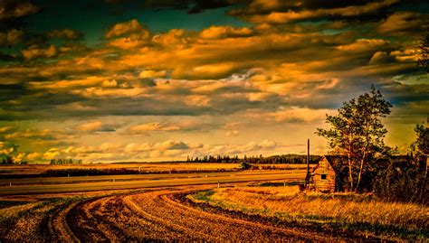 Lone Farm Building 4 - Sexsmith, Alberta | Landscape wallpaper, Country ...