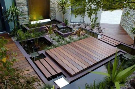 Water garden zen Bali | Backyard landscaping designs, Modern landscaping, Modern garden