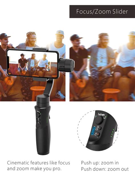 Hohem iSteady Mobile Plus Handheld Gimbal Stabilizer 3 Axis | GearVita