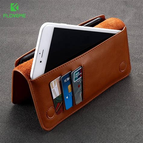 FLOVEME Genuine Leather Universal Mobile Phone Wallet Case – Titanwise