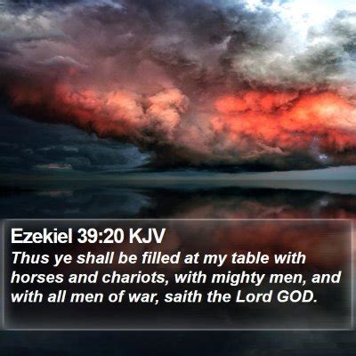 Ezekiel 39 Scripture Images - Ezekiel Chapter 39 KJV Bible Verse Pictures