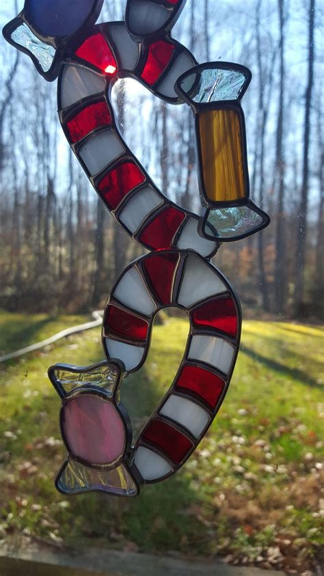 Stained Glass Candy Canes and Christmas Candies - Etsy