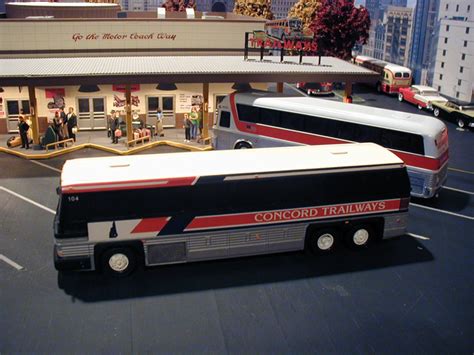 Photo: Concord Trailways Concord N.H. #104 | TRAILWAYS SYSTEM BUS MODELS GO BIG RED... album ...