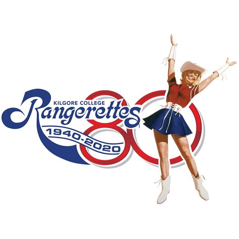 Kilgore College Rangerettes 80th logo - Forbes & Butler Visual Communications