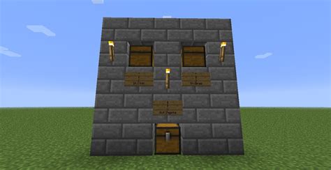 A simple furnace using chests and hoppers that fits in a wall! : Minecraft