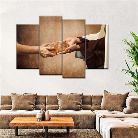 Jesus Gives Bread Wall art | Elephant Stock